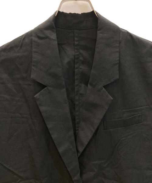 L'ESSAGE JOURNAL STANDARD（ジャーナルスタンダードレサージュ）L'ESSAGE JOURNAL STANDARD (ジャーナルスタンダードレサージュ) リノリオグログランジャケット ブラック サイズ:Free 未使用品の古着・服飾アイテム