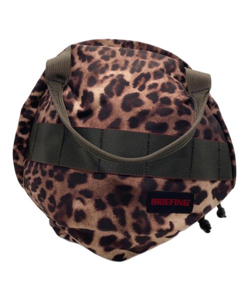 BRIEFING（ブリーフィング）BRIEFING (ブリーフィング) BEAMS BOY (ビームスボーイ) レオパード ヘルメット バッグ ブラウン 未使用品の古着・服飾アイテム