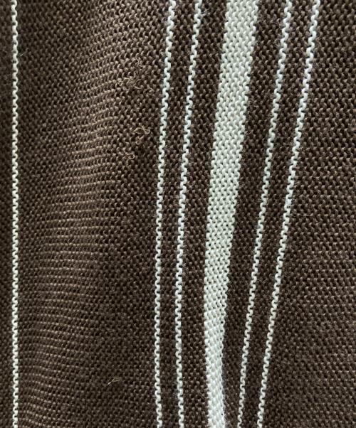 Needles（ニードルズ）Needles (ニードルズ) V Neck Cardigan Purl Stitch（ブイネック カーディガン パール ステッチ） ブラウン サイズ:Mの古着・服飾アイテム