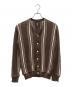 Needles（ニードルズ）の古着「V Neck Cardigan Purl Stitch（ブイネック カーディガン パール ステッチ）」｜ブラウン