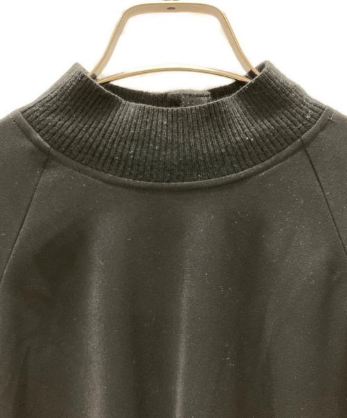 ENFOLD（エンフォルド）ENFOLD (エンフォルド) PE DOUBLE CROSS HIGH NECK BLOUSE ブラック サイズ:Mの古着・服飾アイテム