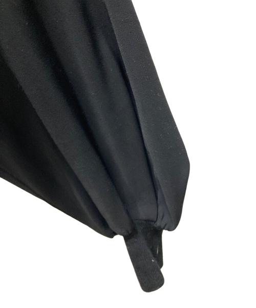 ENFOLD（エンフォルド）ENFOLD (エンフォルド) PE DOUBLE CROSS HIGH NECK BLOUSE ブラック サイズ:Mの古着・服飾アイテム