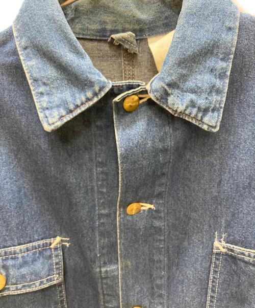 CarHartt（カーハート）CarHartt (カーハート) 星タグ ヴィンテージ デニムカバーオール インディゴ サイズ:サイズ詳細参照の古着・服飾アイテム
