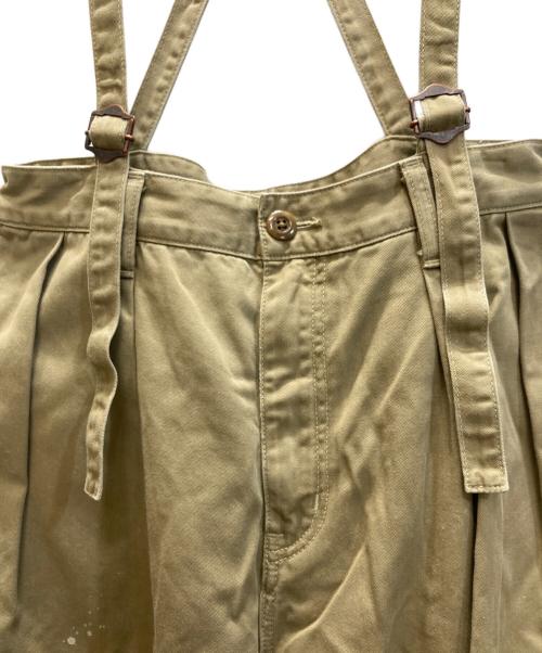 AUTHEN（オーセン）AUTHEN (オーセン) Spick and Span (スピックアンドスパン) 別注 HIRISE SUSPENDER PANT ベージュ サイズ:Mの古着・服飾アイテム