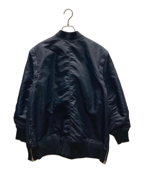 LACOSTE（ラコステ）LACOSTE (ラコステ) デタッチャブルスリーブボンバージャケット ブラック サイズ:Ｓの古着・服飾アイテム