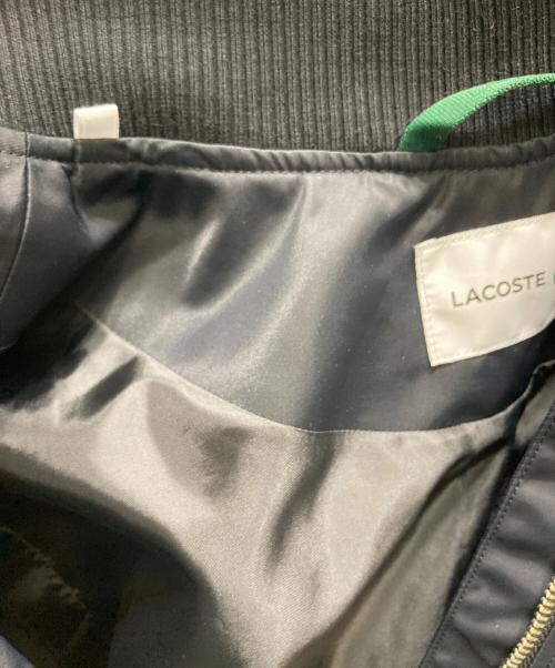 LACOSTE（ラコステ）LACOSTE (ラコステ) デタッチャブルスリーブボンバージャケット ブラック サイズ:Ｓの古着・服飾アイテム