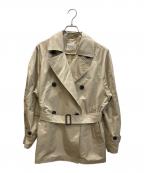 IENAイエナ）の古着「ハーフトレンチコート」｜ベージュ