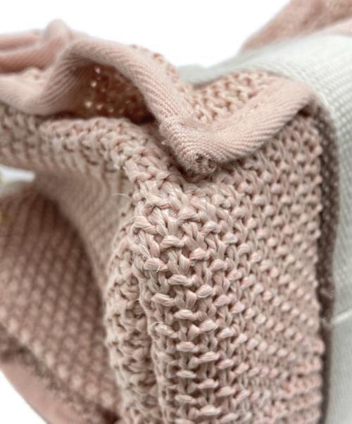 Snidel（スナイデル）Snidel (スナイデル) フリルロゴバンブーバッグ ピンクの古着・服飾アイテム