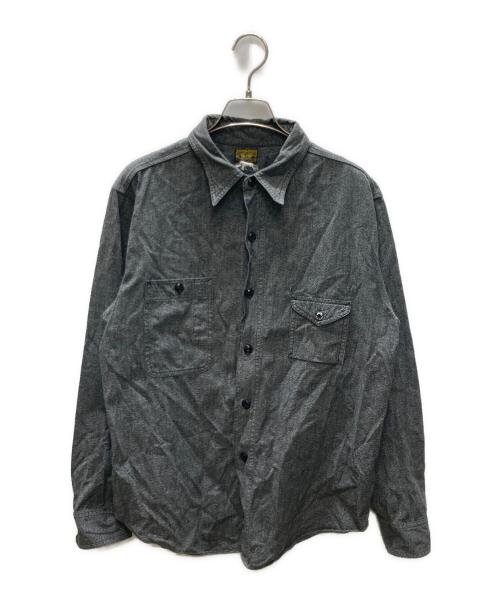 BIG YANK（ビッグヤンク）BIG YANK (ビッグヤンク) シャンブレーシャツ 1935復刻 グレー サイズ:サイズ詳細参照の古着・服飾アイテム