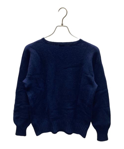 ANATOMICA（アナトミカ）ANATOMICA (アナトミカ) シェットランドウールクルーネックニット ネイビー サイズ:サイズ詳細参照の古着・服飾アイテム