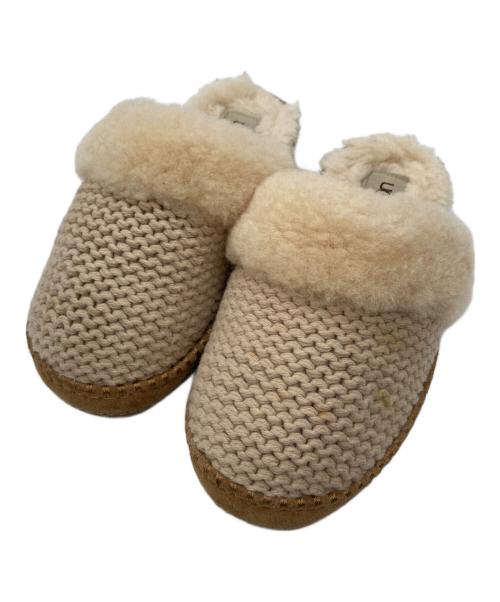 UGG（アグ）UGG (アグ) キャンバススリッパ ベージュ サイズ:22cmの古着・服飾アイテム