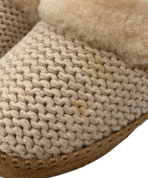 UGG（アグ）UGG (アグ) キャンバススリッパ ベージュ サイズ:22cmの古着・服飾アイテム