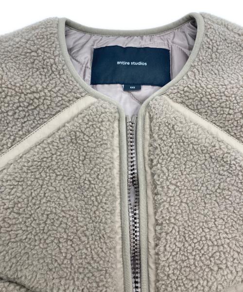 entire studios（エンタイアスタジオ）entire studios (エンタイアスタジオ) Fluffy Vest ベージュ サイズ:XXSの古着・服飾アイテム