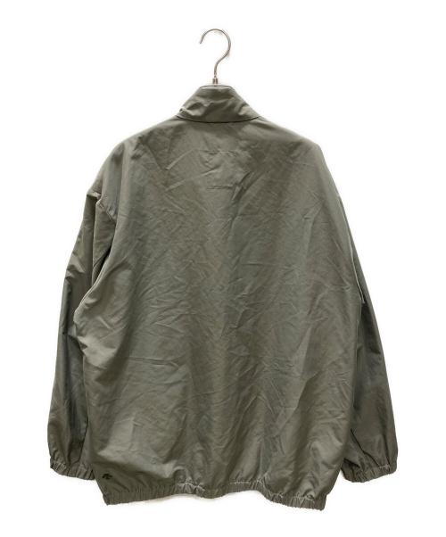 DESCENTE PAUSE（デサントポーズ）DESCENTE PAUSE (デサントポーズ) STAND COLLAR ZIP UP BLOUSON オリーブ サイズ:Lの古着・服飾アイテム