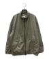 DESCENTE PAUSE（デサントポーズ）の古着「STAND COLLAR ZIP UP BLOUSON」｜オリーブ