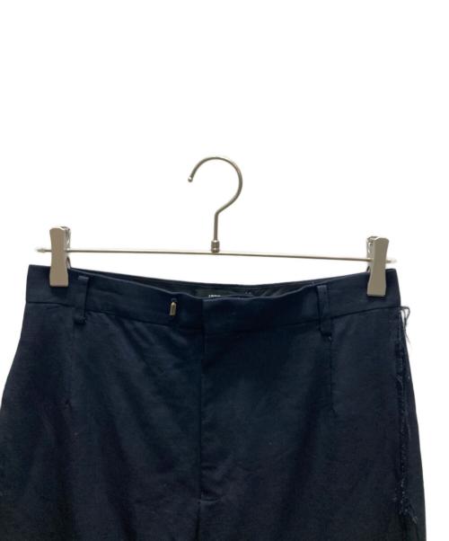 UNDERCOVER（アンダーカバー）UNDERCOVER (アンダーカバー) Mohair gaba side hem tack layered pants ブラック サイズ:1の古着・服飾アイテム