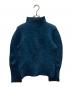 me ISSEY MIYAKE (ミーイッセイ ミヤケ) タートルプリーツカットソー ブルー×ブラック サイズ:FREE：10000円