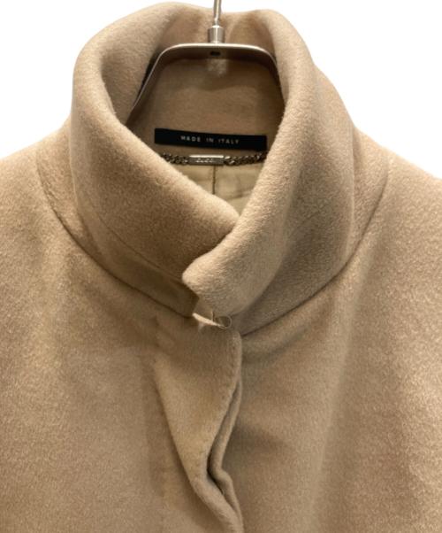 GUCCI（グッチ）GUCCI (グッチ) カシミヤ混ロングコート ベージュ サイズ:42の古着・服飾アイテム