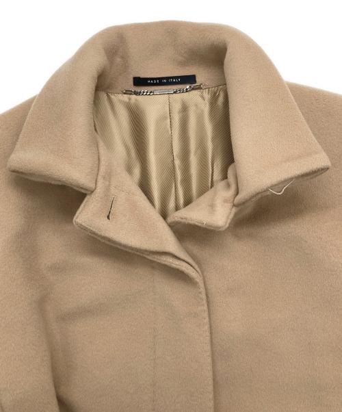 GUCCI（グッチ）GUCCI (グッチ) カシミヤ混ロングコート ベージュ サイズ:42の古着・服飾アイテム