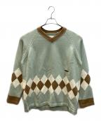 ballaholicボーラホリック）の古着「Easy Jersey Knit Sweater」｜グリーン