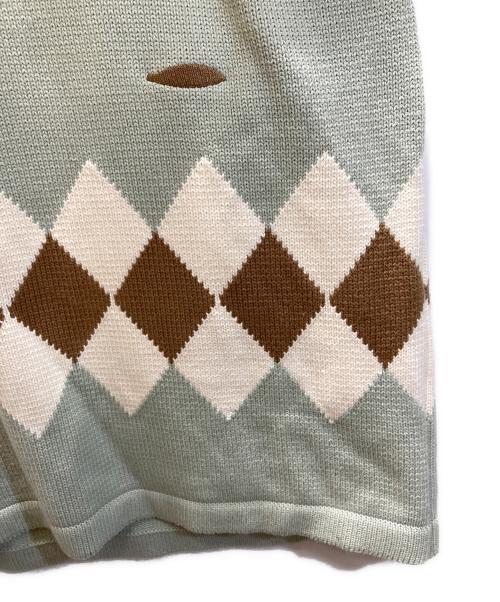 ballaholic（ボーラホリック）ballaholic (ボーラホリック) Easy Jersey Knit Sweater グリーン サイズ:Mの古着・服飾アイテム