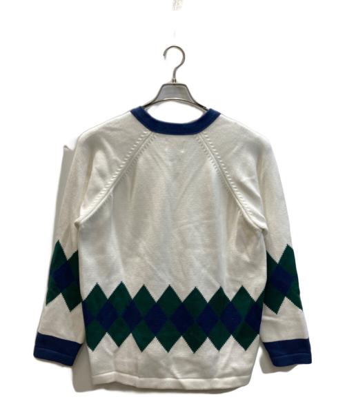 ballaholic（ボーラホリック）ballaholic (ボーラホリック) Easy Jersey Knit Sweater ホワイト サイズ:Mの古着・服飾アイテム