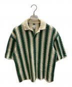 KITHキス）の古着「Keyon Crochet Pullover」｜グリーン