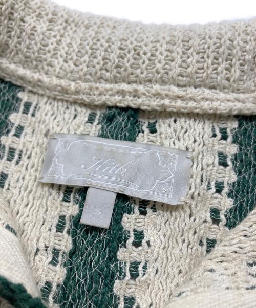 KITH（キス）KITH (キス) Keyon Crochet Pullover グリーン サイズ:SIZE Sの古着・服飾アイテム