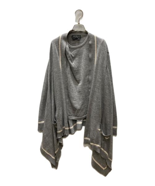 Salvatore Ferragamo（サルヴァトーレ フェラガモ）Salvatore Ferragamo (サルヴァトーレ フェラガモ) アンサンブルカーディガン グレー サイズ:Mの古着・服飾アイテム