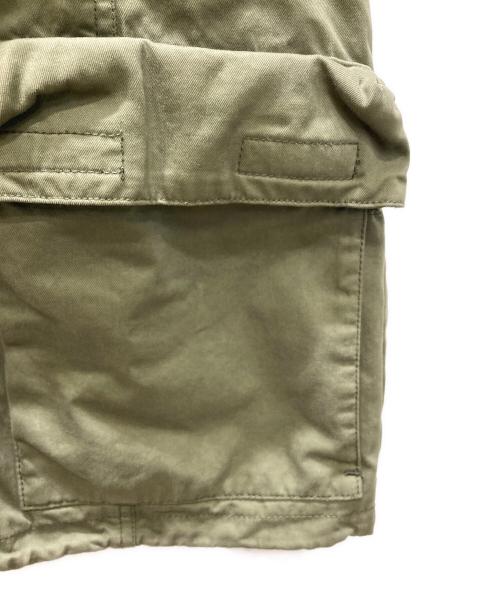 DIESEL（ディーゼル）DIESEL (ディーゼル) フード付きベスト グリーン サイズ:38の古着・服飾アイテム