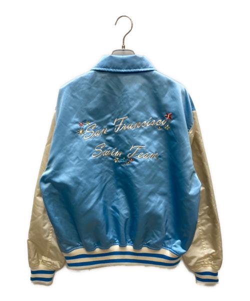 skookum（スクーカム）SKOOKUM (スクーカム) MONKEY TIME (モンキータイム) スカジャン ブルー サイズ:SIZE Sの古着・服飾アイテム