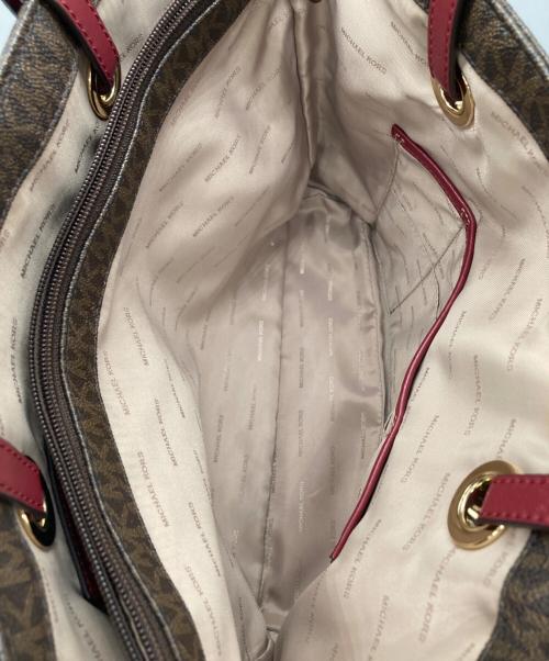 MICHAEL KORS（マイケル・コース）MICHAEL KORS (マイケル・コース) MK柄 トートバッグ ブラウンの古着・服飾アイテム