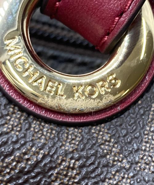MICHAEL KORS（マイケル・コース）MICHAEL KORS (マイケル・コース) MK柄 トートバッグ ブラウンの古着・服飾アイテム