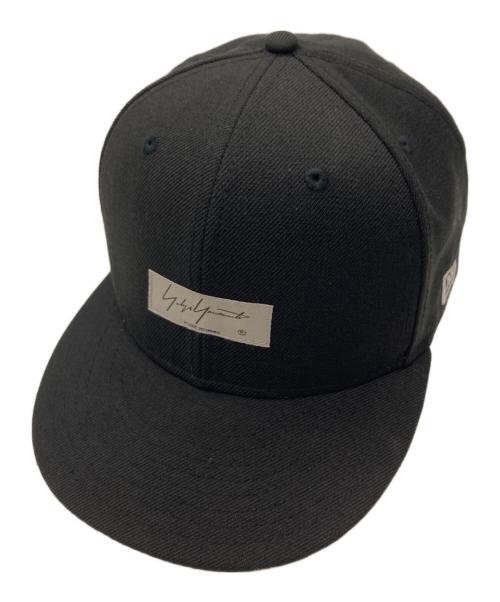 YOHJI YAMAMOTO（ヨウジヤマモト）YOHJI YAMAMOTO (ヨウジヤマモト) New Era (ニューエラ) キャップ ブラックの古着・服飾アイテム