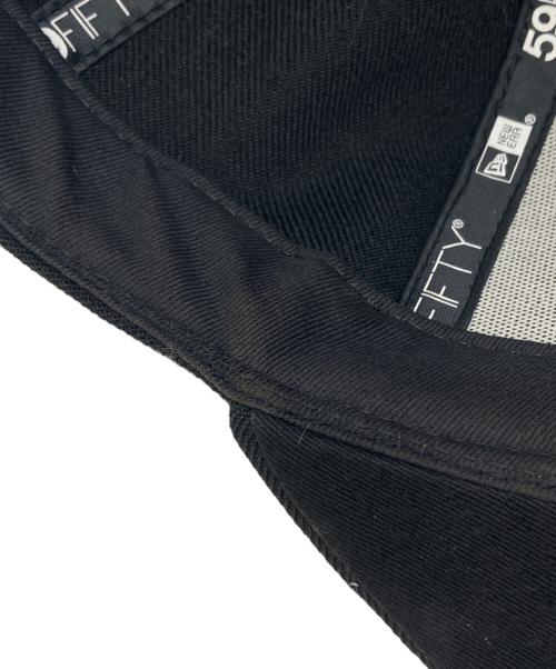 YOHJI YAMAMOTO（ヨウジヤマモト）YOHJI YAMAMOTO (ヨウジヤマモト) New Era (ニューエラ) キャップ ブラックの古着・服飾アイテム