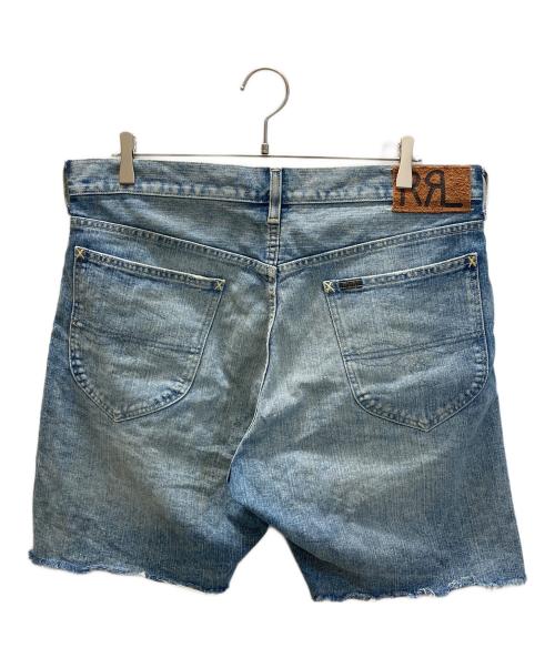 RRL（ダブルアールエル）RRL (ダブルアールエル) カットオフハーフデニムパンツ インディゴ サイズ:W34の古着・服飾アイテム