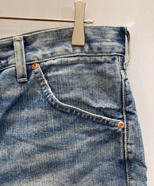 RRL（ダブルアールエル）RRL (ダブルアールエル) カットオフハーフデニムパンツ インディゴ サイズ:W34の古着・服飾アイテム