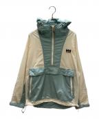 HELLY HANSENヘリーハンセン）の古着「ベルゲンアノラックジャケット」｜ベージュ×ブルー