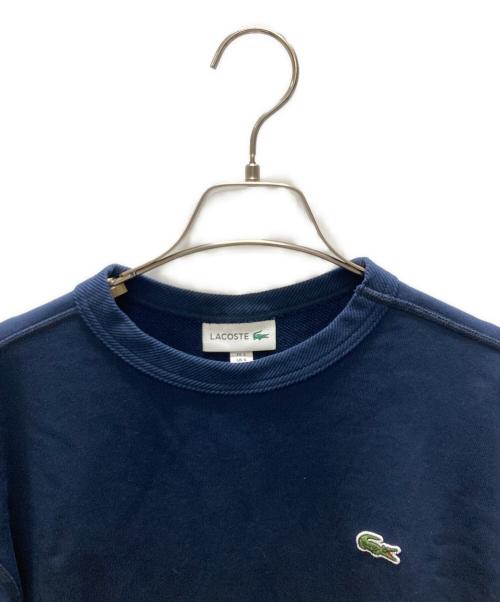 LACOSTE（ラコステ）LACOSTE (ラコステ) PREMIUM SWEAT CREW NECK ネイビー サイズ:Sの古着・服飾アイテム