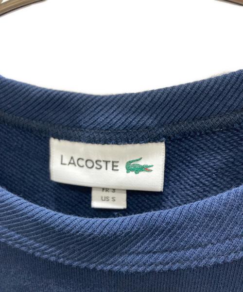 LACOSTE（ラコステ）LACOSTE (ラコステ) PREMIUM SWEAT CREW NECK ネイビー サイズ:Sの古着・服飾アイテム