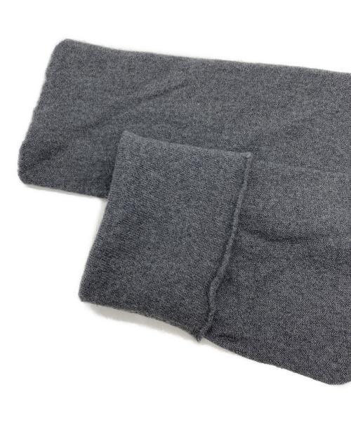 COMME des GARCONS SHIRT（コムデギャルソンシャツ）COMME des GARCONS SHIRT (コムデギャルソンシャツ) スクエアネックニット グレー×ブラウン サイズ:Sの古着・服飾アイテム