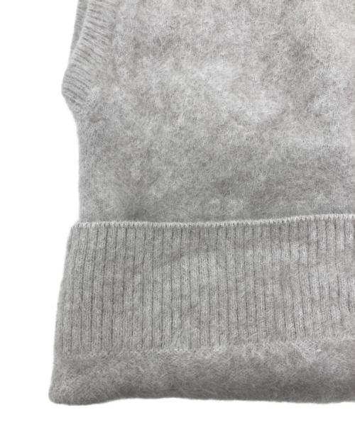 DES PRES（デ プレ）DES PRES (デ プレ) フォックスカシミヤ クルーネックベスト ベージュ サイズ:Freeの古着・服飾アイテム