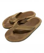 RAINBOW×California General Storeレインボー×カリフォルニアジェネラルストア）の古着「DOUBLE LAYER SANDALS」｜ベージュ