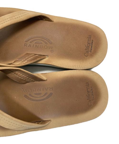 RAINBOW（レインボー）RAINBOW (レインボー) California General Store (カリフォルニアジェネラルストア) DOUBLE LAYER SANDALS ベージュ サイズ:下記参照の古着・服飾アイテム