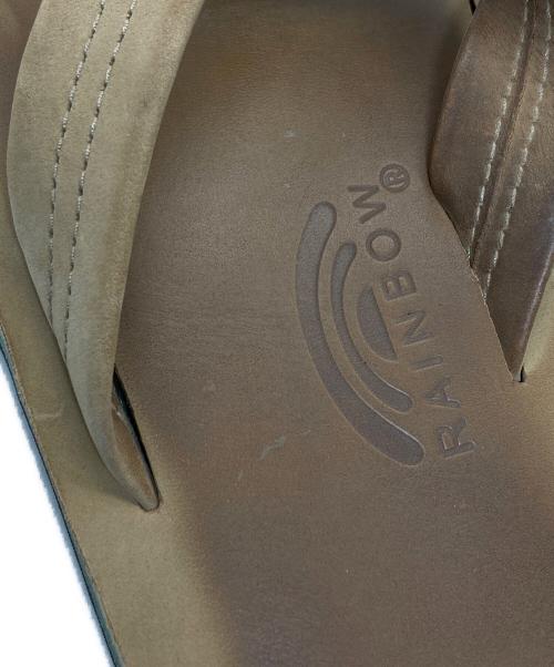RAINBOW（レインボー）RAINBOW (レインボー) California General Store (カリフォルニアジェネラルストア) DOUBLE LAYER SANDALS ベージュ サイズ:下記参照の古着・服飾アイテム