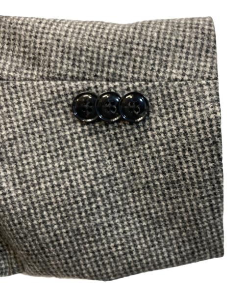 TOMORROW LAND（トゥモローランド）TOMORROW LAND (トゥモローランド) ウールサキソニー ダブルブレステッド4Bジャケット グレー サイズ:XSの古着・服飾アイテム