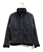 The Duffer of ST.Georgeザ ダファーオブセントジョージ）の古着「フェイクムートンジャケット」｜ブラック