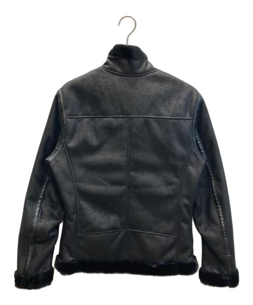 The Duffer of ST.George（ザ ダファーオブセントジョージ）The DUFFER of ST.GEORGE (ザ ダファーオブセントジョージ) フェイクムートンジャケット ブラック サイズ:Ｓの古着・服飾アイテム