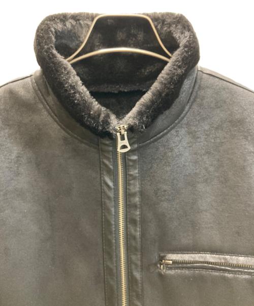 The Duffer of ST.George（ザ ダファーオブセントジョージ）The DUFFER of ST.GEORGE (ザ ダファーオブセントジョージ) フェイクムートンジャケット ブラック サイズ:Ｓの古着・服飾アイテム