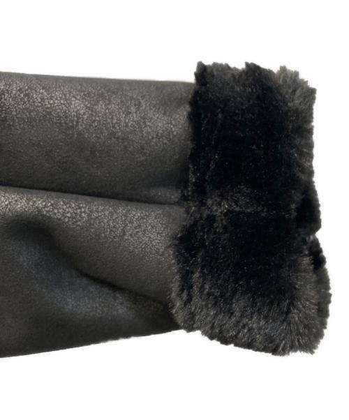 The Duffer of ST.George（ザ ダファーオブセントジョージ）The DUFFER of ST.GEORGE (ザ ダファーオブセントジョージ) フェイクムートンジャケット ブラック サイズ:Ｓの古着・服飾アイテム